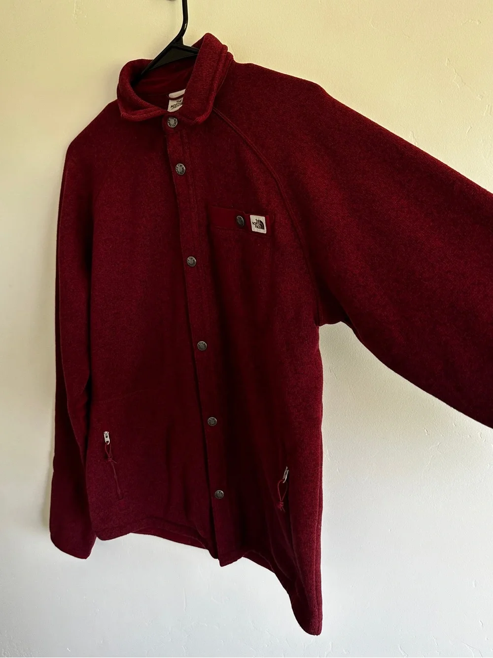 The North Face Men’s Gordon Lyons Shacket Maroon Red - Small